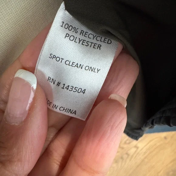 Marie Oliver Olive-colored Quilted Puffer Jacket with Peplum - Size 1 (Large/XL) - Picture 14 of 15